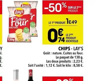 Supeco CHIPS - LAY'S Goût offre