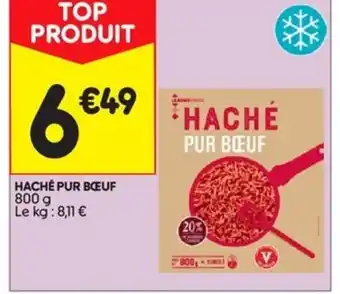Leader Price Haché pur Bœuf offre