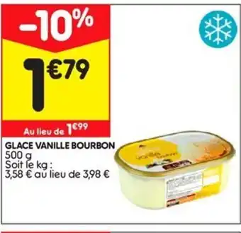 Leader Price Glace Vanille Bourbon offre
