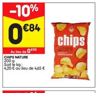 Leader Price Chips Nature offre