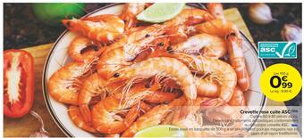 Carrefour Market Crevette rose cuite asc offre