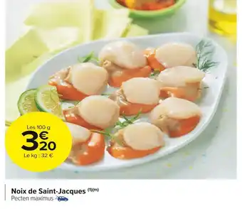 Carrefour Market Noix de saint-jacques offre