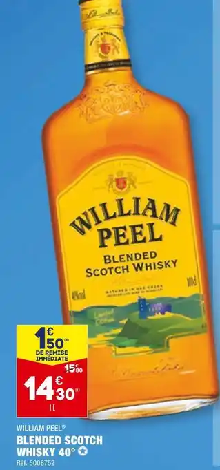 ALDI William peel blended scotch whisky 40° offre