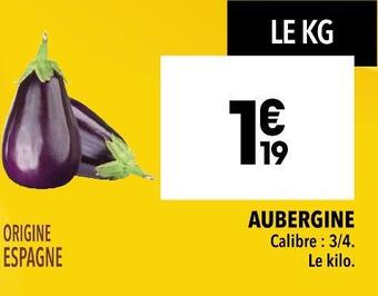 Supeco Aubergine offre