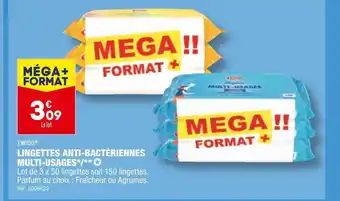 ALDI Twido lingettes anti-bactériennes multi-usages* offre