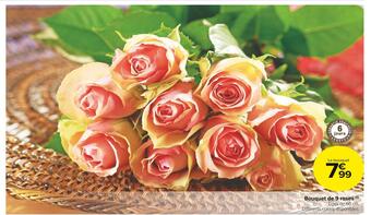 Carrefour Market Bouquet de 9 roses offre