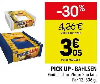 Supeco Bahlsen pick up offre