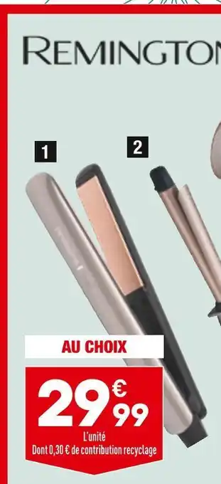 ALDI Remington lisseur keratin therapy offre