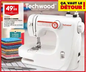 Techwood® machine à coudre