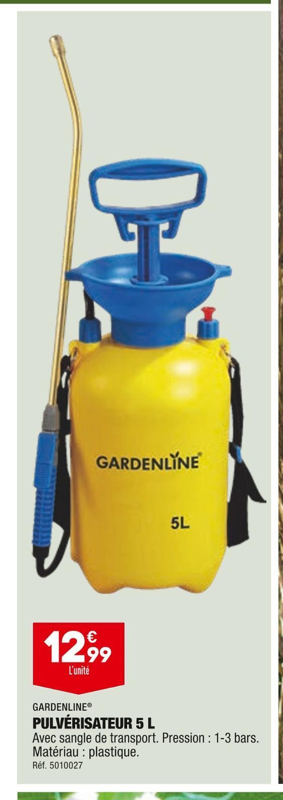 Promo Gardenline pulvérisateur 5 l chez ALDI