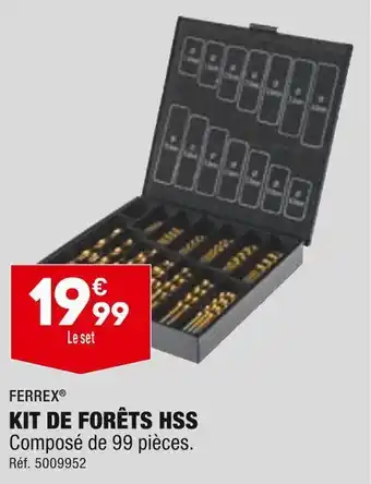 ALDI Ferrex kit de forêts hss offre