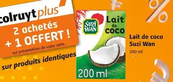 Colruyt Suzi wan lait de coco offre