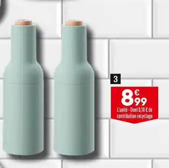 ALDI Ambiano moulin électrique à sel ou poivre skandi offre