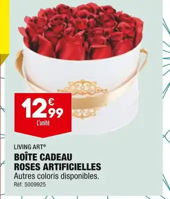 ALDI Living art boîte cadeau roses artificielles offre