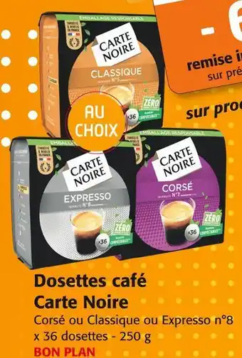 Carte noire dosettes café