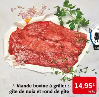 Colruyt Viande bovine à griller : gite de noix et rond de gîte offre