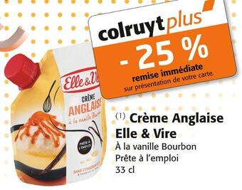 Colruyt Elle & vire crème anglaise offre