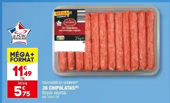 ALDI Boucherie st-clément 36 chipolatas offre