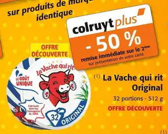 Colruyt La vache qui rit la vache qui rit original offre