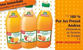 Colruyt Andros 100 % pur jus pressé offre