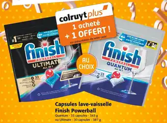 Colruyt Finish capsules lave-vaisselle powerball offre
