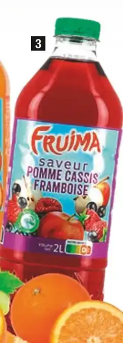 ALDI Fruima boisson saveur pomme cassis framboise offre