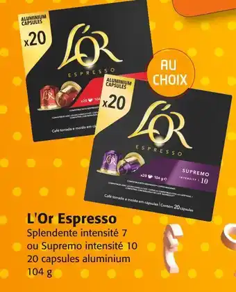 Colruyt L'or l'or espresso offre