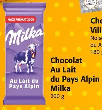 Colruyt Milka chocolat au lait du pays alpin offre