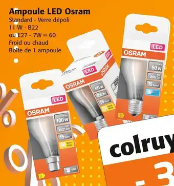 Osram ampoule led