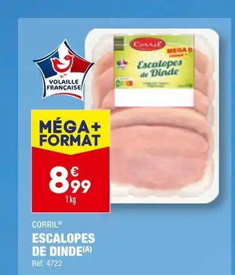 ALDI Corril escalopes de dinde offre