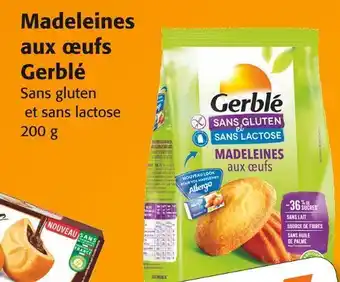 Colruyt Gerblé madeleines aux œufs offre
