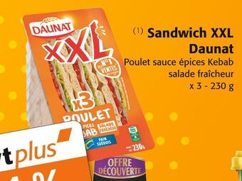 Colruyt Daunat sandwich xxl offre