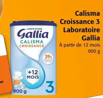 Gallia calisma croissance 3 laboratoire gallia