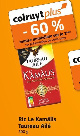Colruyt Taureau ailé riz le kamâlis offre