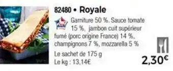 Thiriet Royale offre