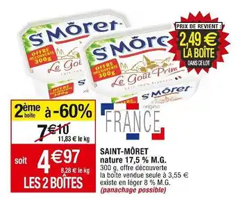 Saint-môret saint-môret nature 17,5 % m.g.
