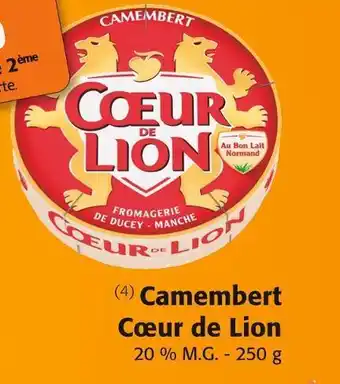 Colruyt Cœur de lion camembert offre