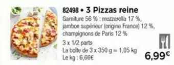 Thiriet 3 Pizzas reine offre