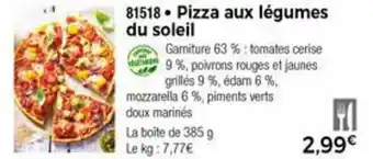 Thiriet Pizza aux légumes du soleil offre