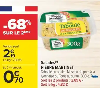 Pierre martinet salades
