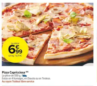 Carrefour Market Pizza capricciosa offre