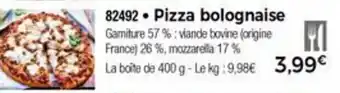 Thiriet Pizza bolognaise offre