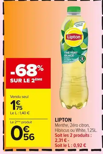 Carrefour Market Lipton lipton offre