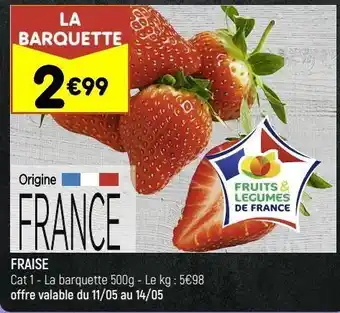 Leader Price Fraise offre