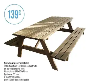 Set dinatoire forestière