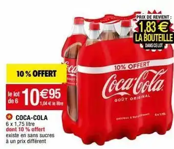 Migros Soda coca cola offre