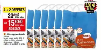 Migros Litière cora offre