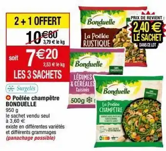 Migros Plats préparés bonduelle offre