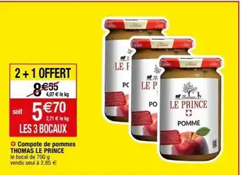 Compote de pommes
