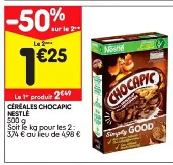 Leader Price Céréales Chocapic Nestlé offre
